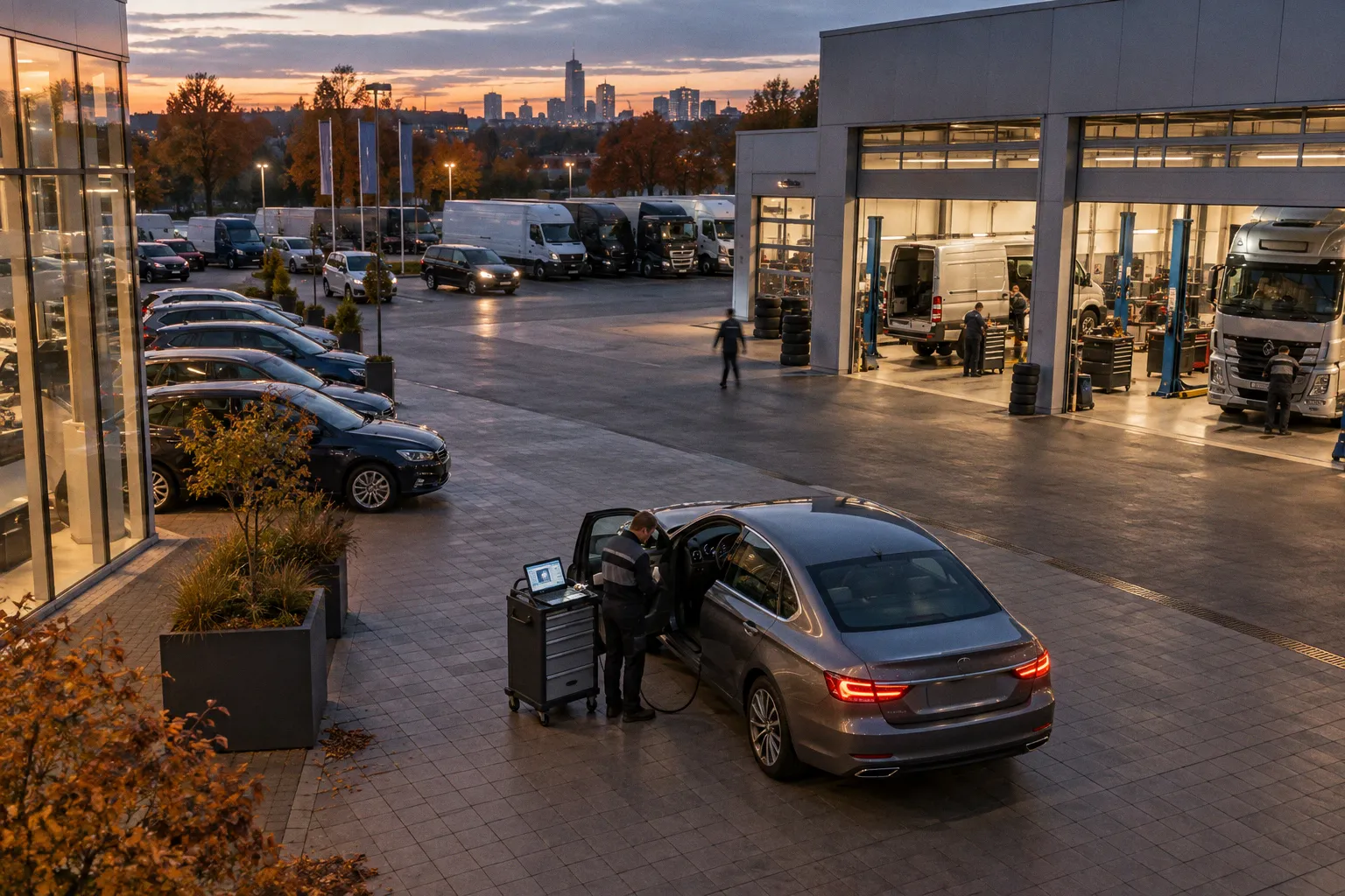 Digitale Vernetzung bei ZF: Wie Fahrzeugdaten Werkstattprozesse beschleunigen