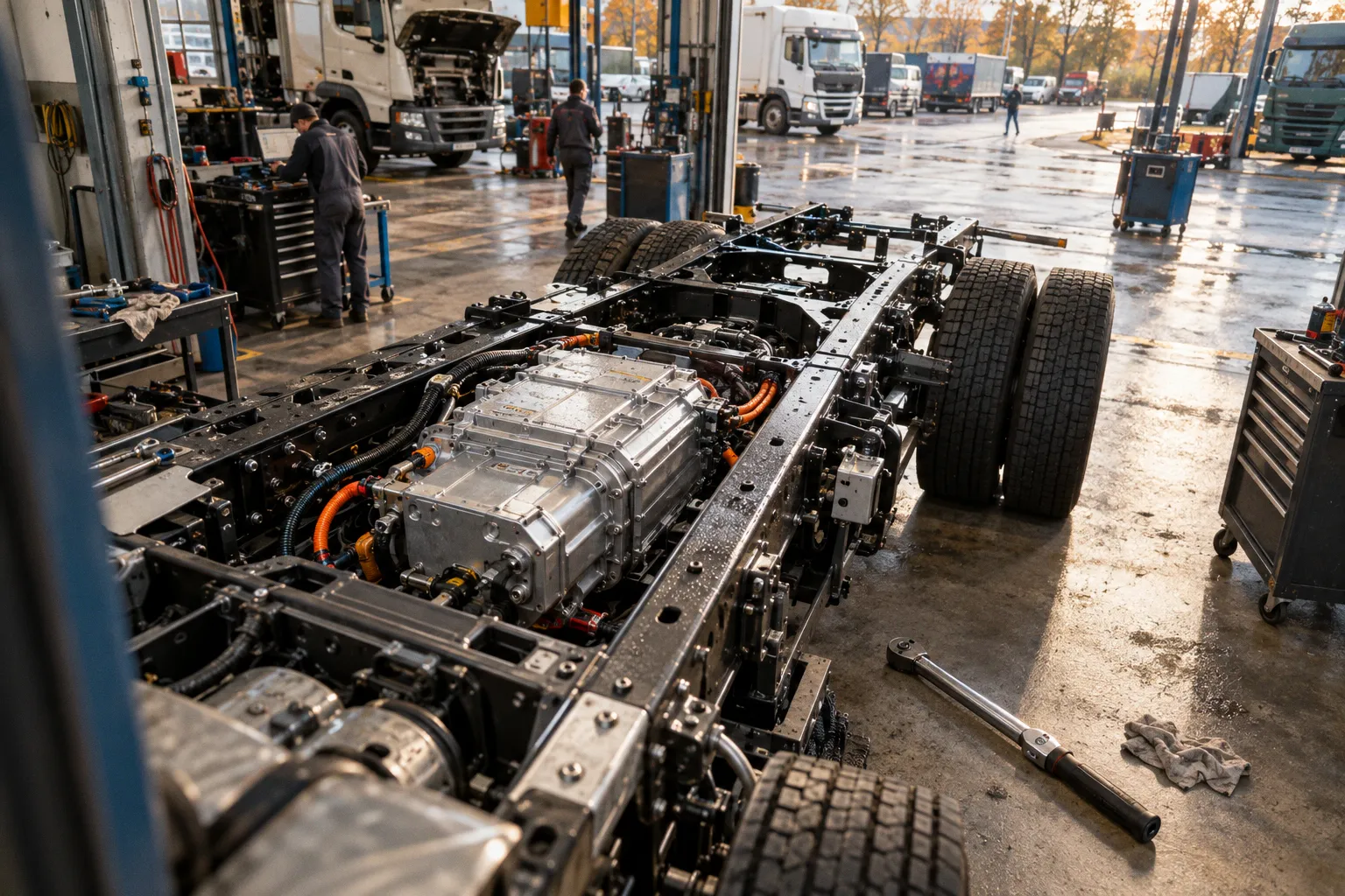 Nachrüstung von Diesel-Lkw: Modulare E-Antriebe und Dual-Fuel-Systeme im Check